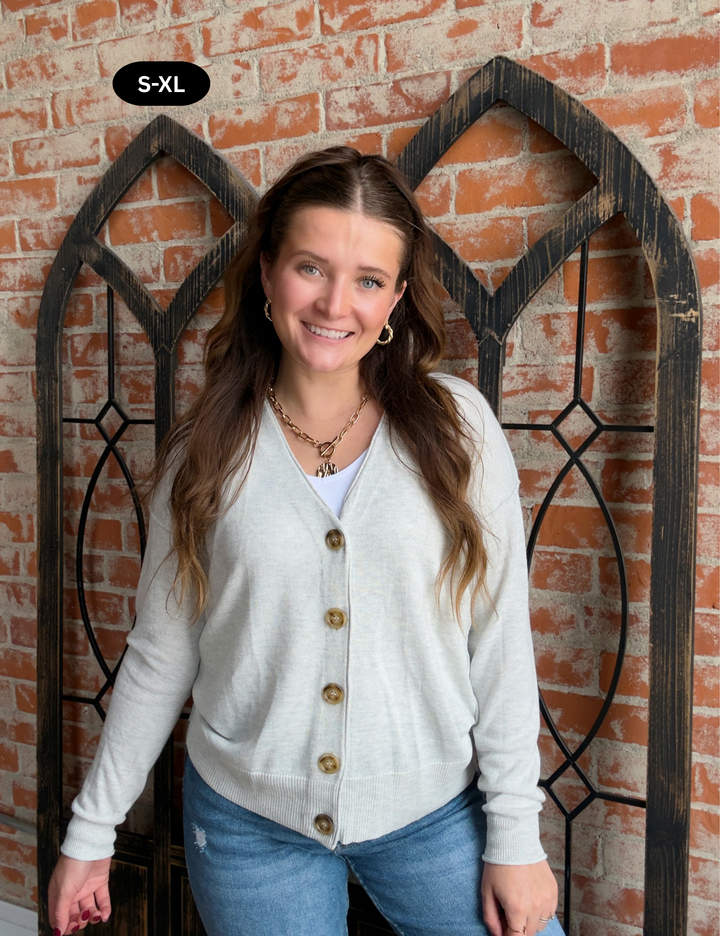 Keeping Promises Button Cardigan