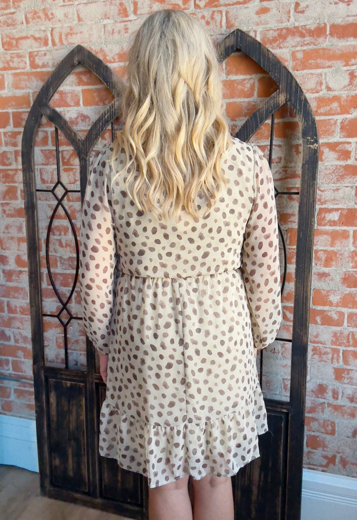 Holiday Buzz Polka Dot Dress