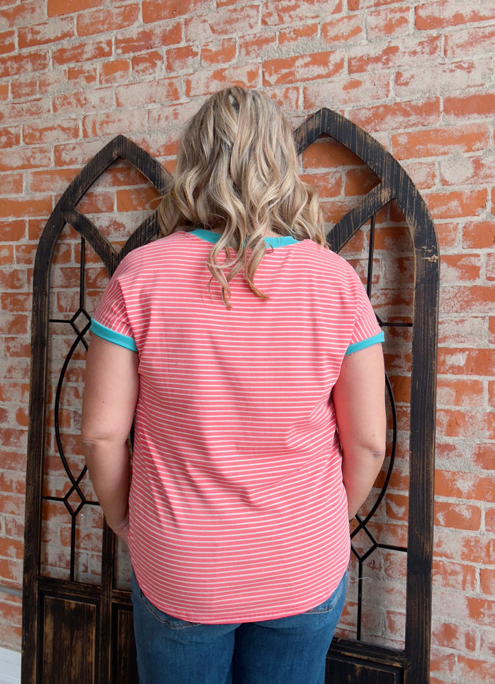 Give Me Sunshine Striped Tee