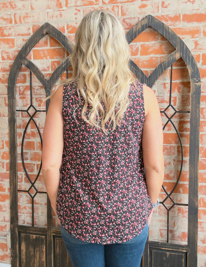 Put Me On The Spot Floral Tank