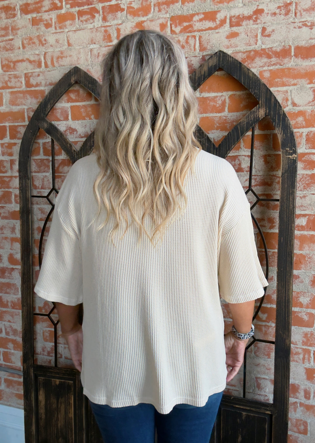 Be Still Waffle Knit Tee