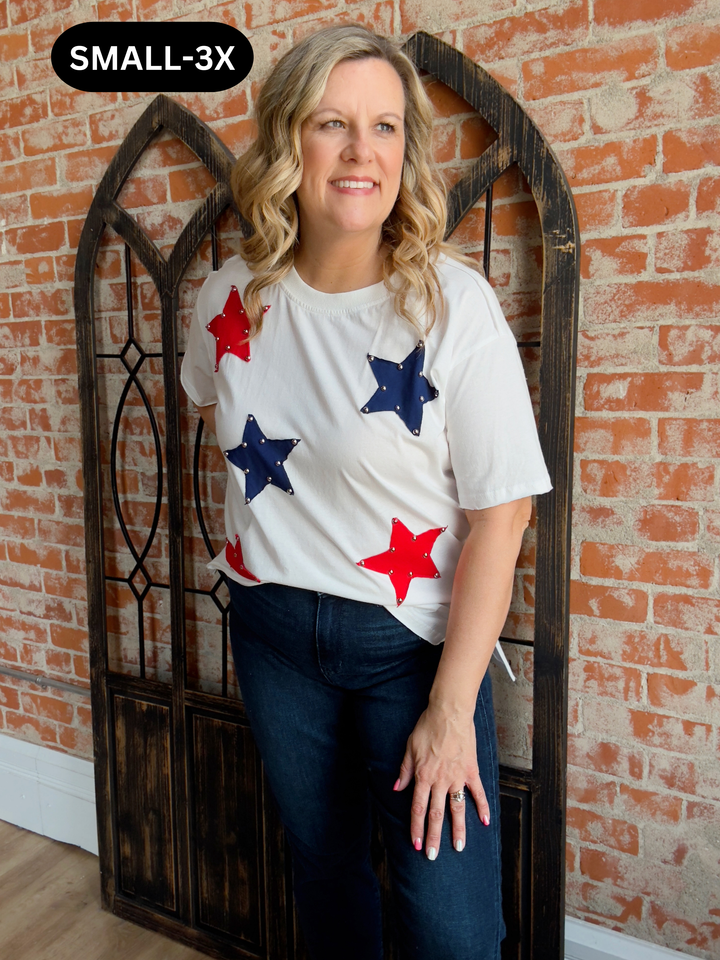Dazzling Star Oversized Tee