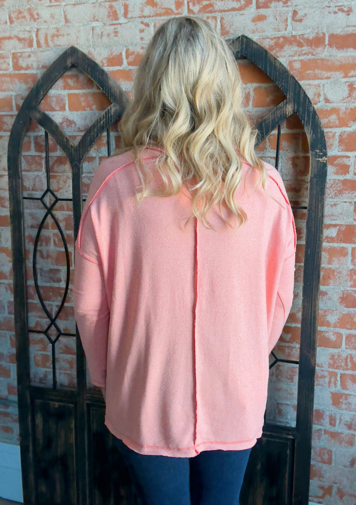 A Soft Hug Long Sleeve-Pink Tones