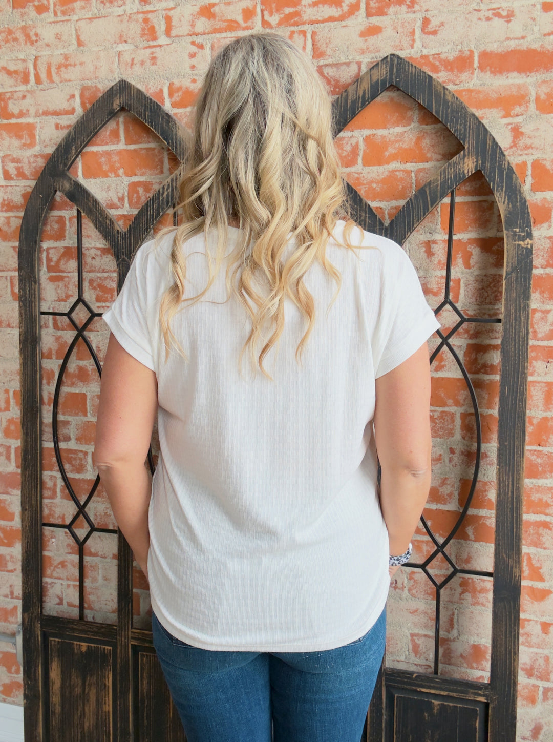 Soft Spoken Tee-Ivory