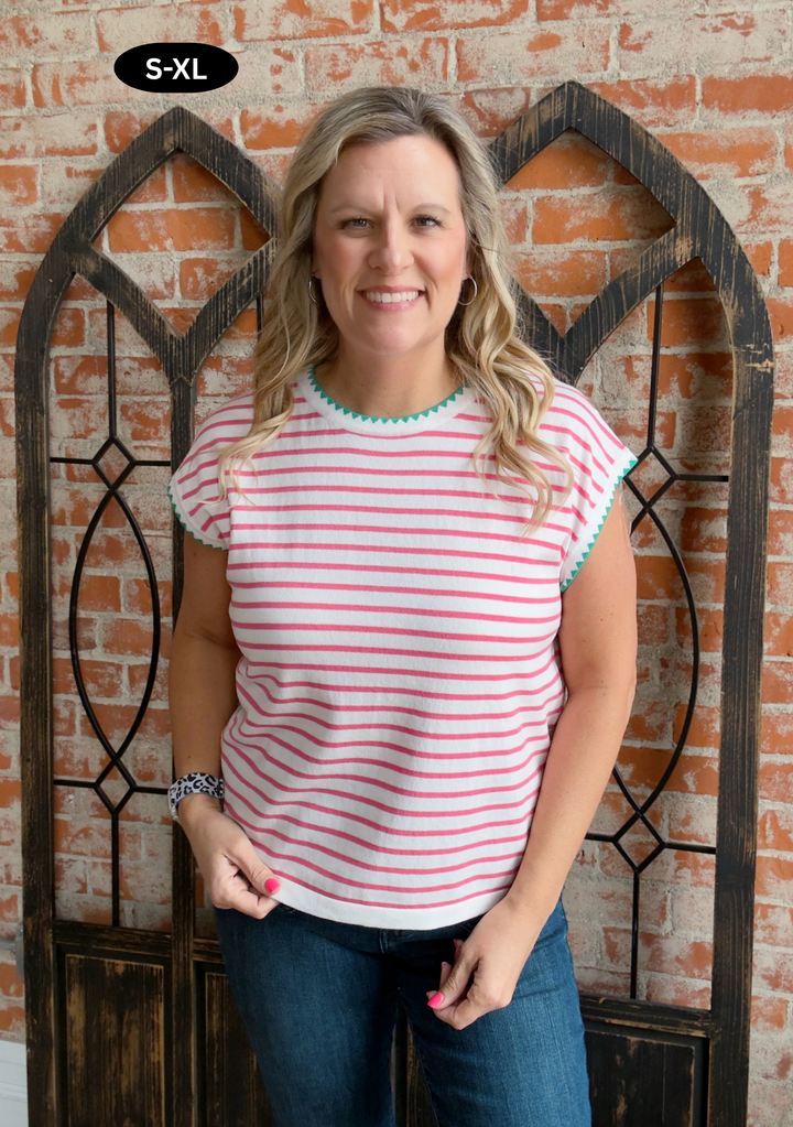 Watermelon Punch Stitched Tee