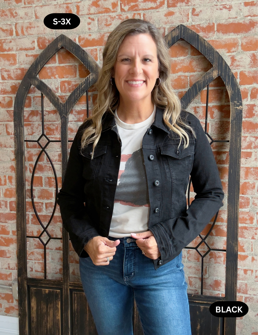 Know What You Know Denim Jacket-Black
