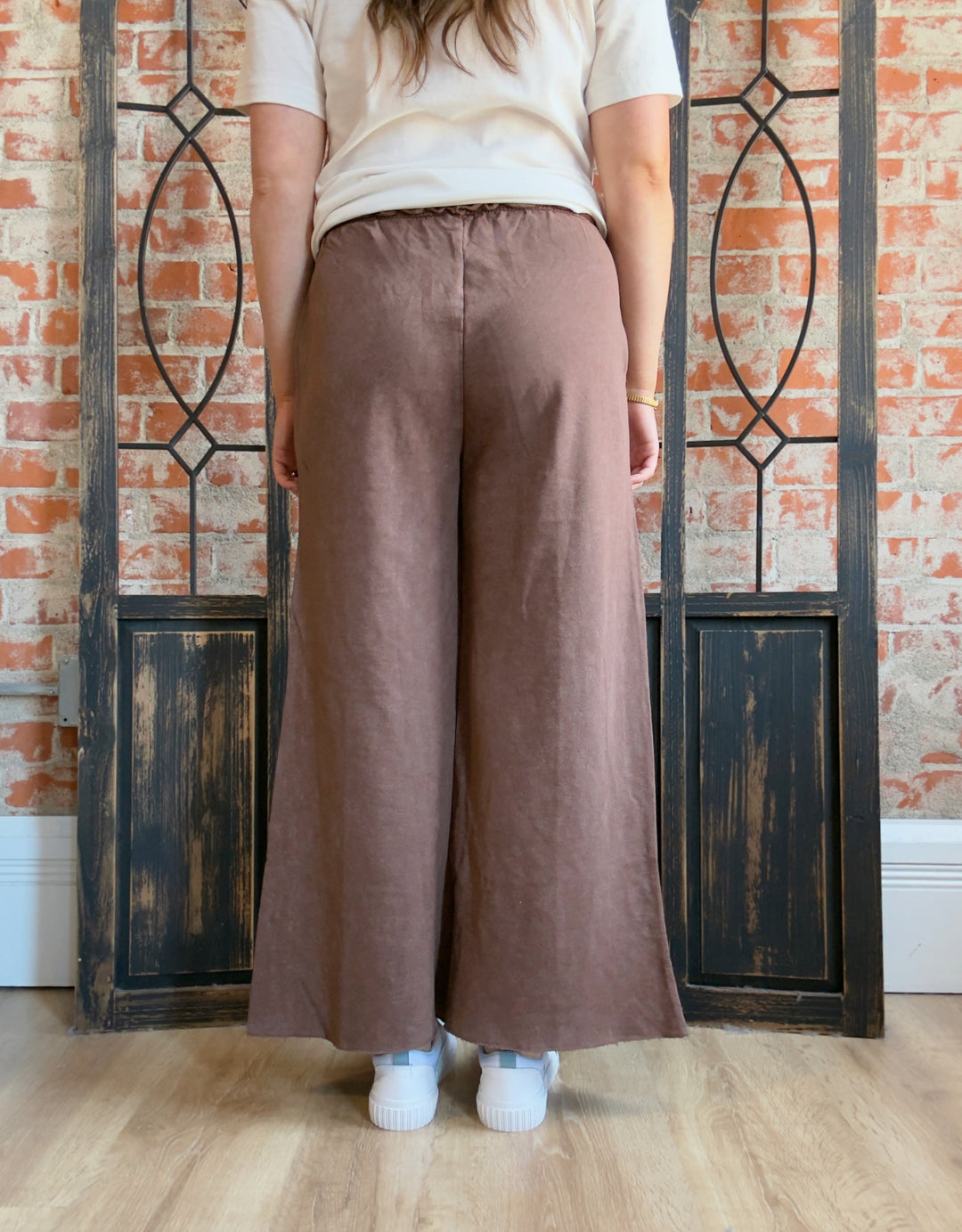 Getting Used To It Washed Pant-Neutral Colors