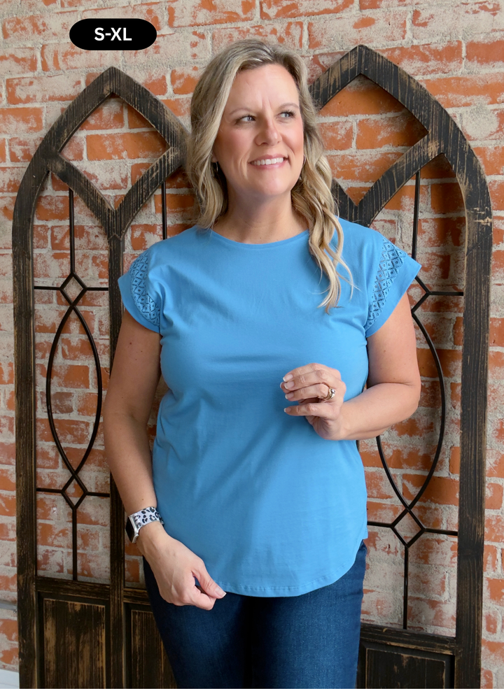 Lead The Way Chambray Tee