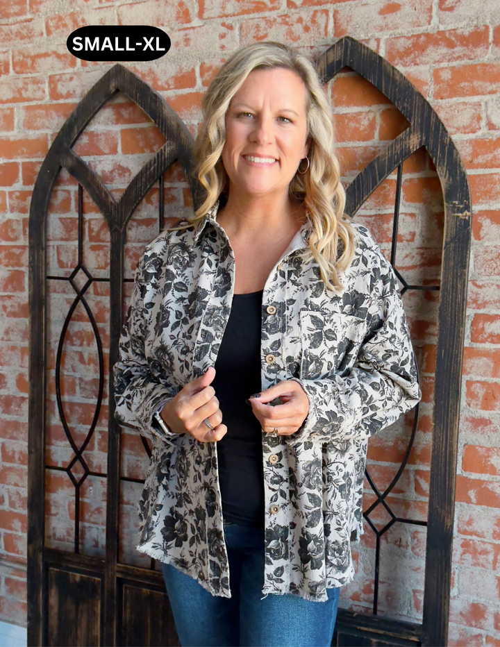 Romantic Ambiance Floral Jacket
