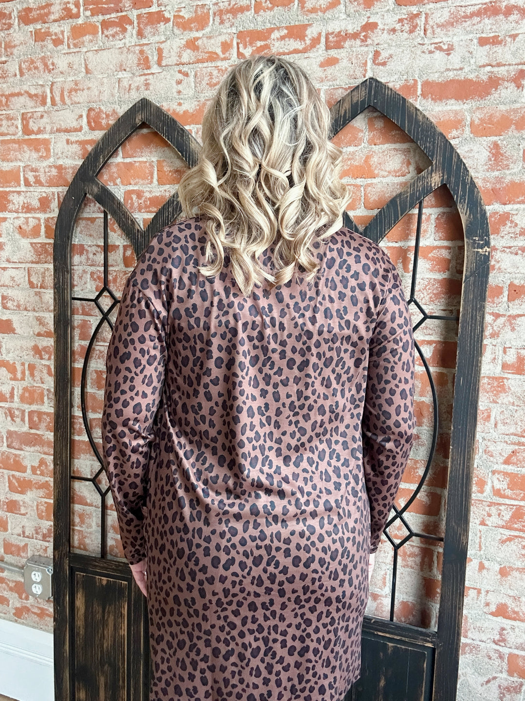 Make It Fun Leopard Knit Cardigan