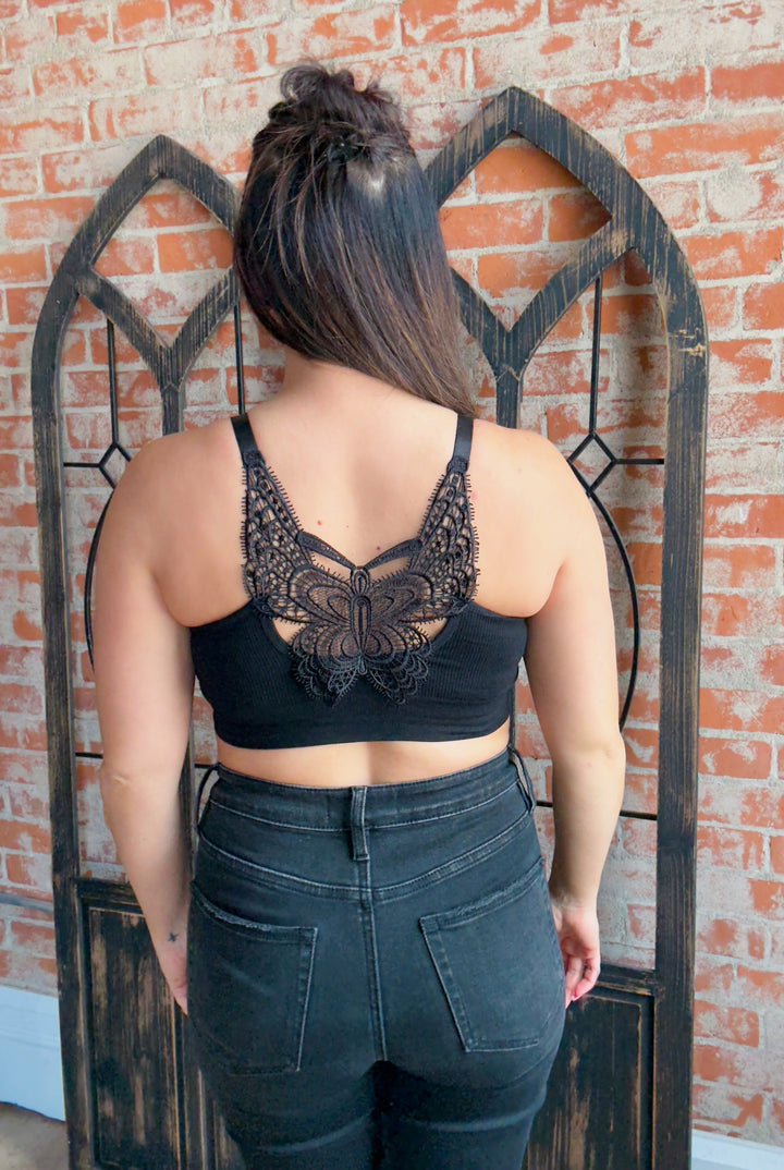 Jady K Butterfly Lace Bralette