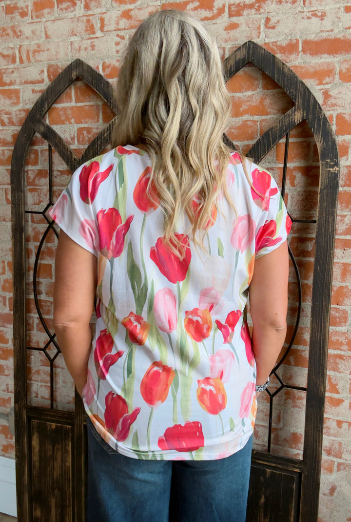 Let You Bloom Tulip Tee