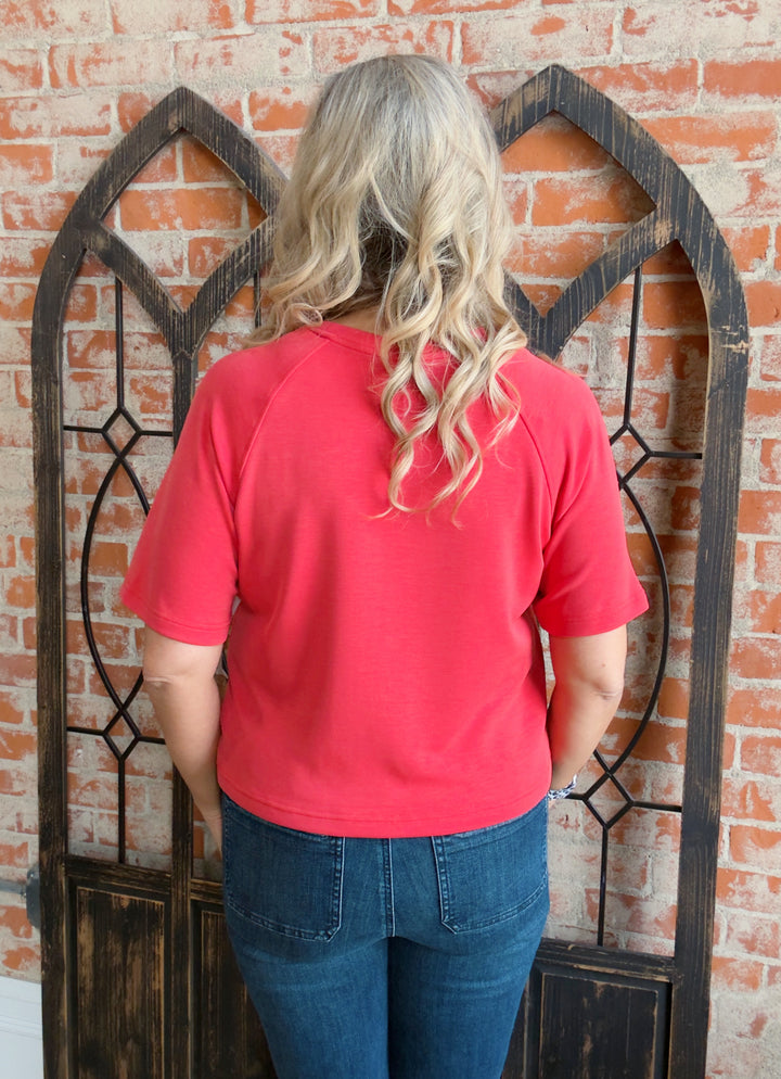 Keep It Chill 3.0 Scuba Tee-Pink Tones