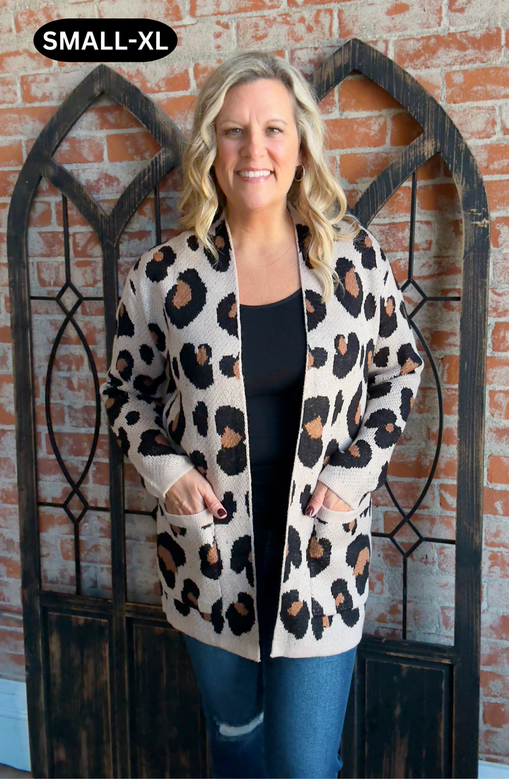 Spot On Leopard Cardigan