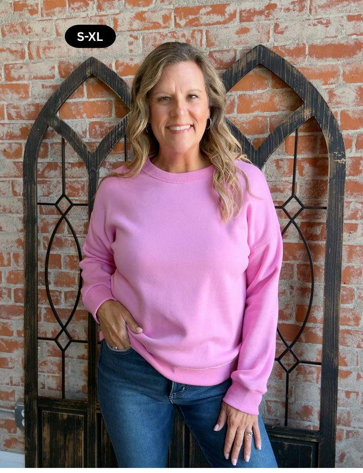 Cozy By The Campfire Crewneck-Taffy