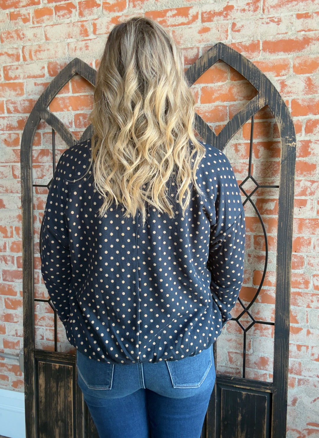 Hold Me Polka Dot Long Sleeve