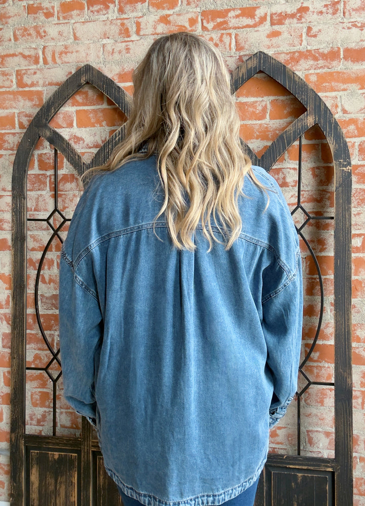 My Fall Sidekick Denim Shacket
