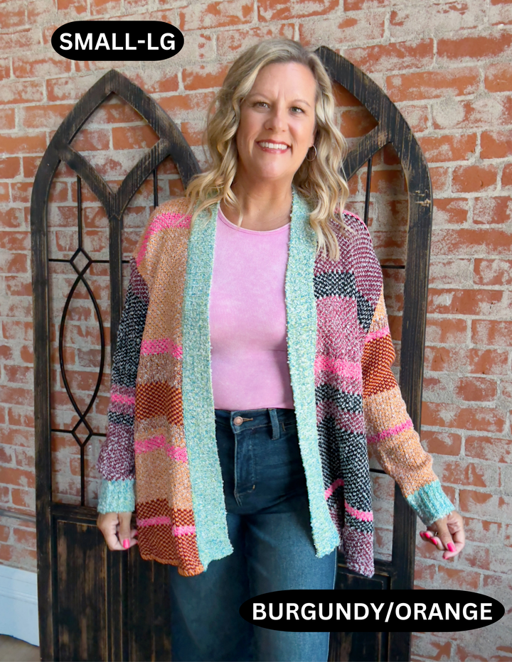 Live Life Bold Cardigan-3 Colors