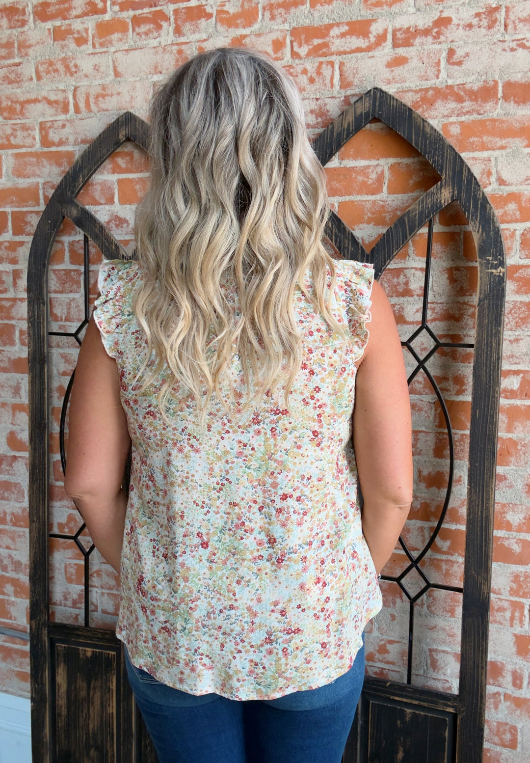Lost In The Beauty Floral Tank
