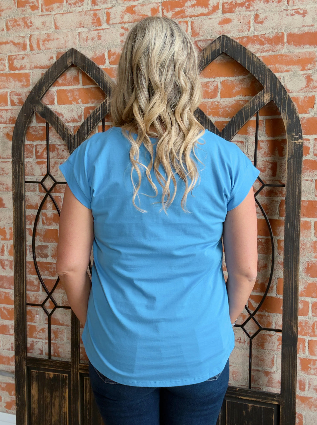 Lead The Way Chambray Tee