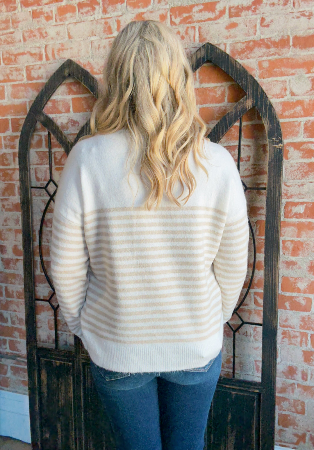 In The Midst Of It Striped Sweater