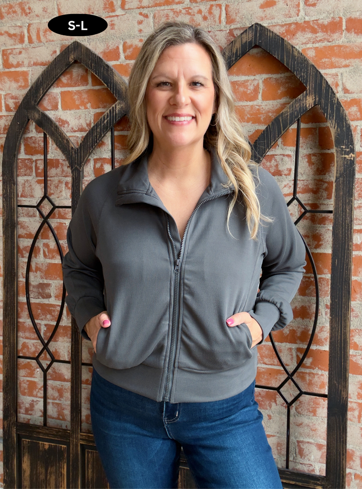 Morning Run Ribbed Jacket