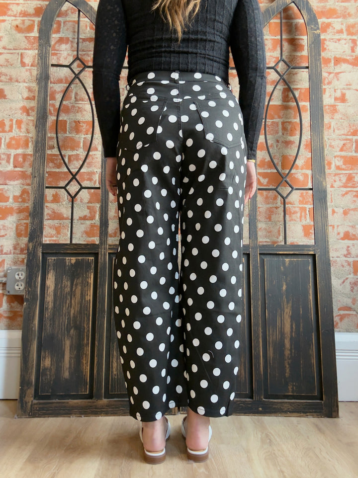 Polka-Boo Slim Barrel Jean