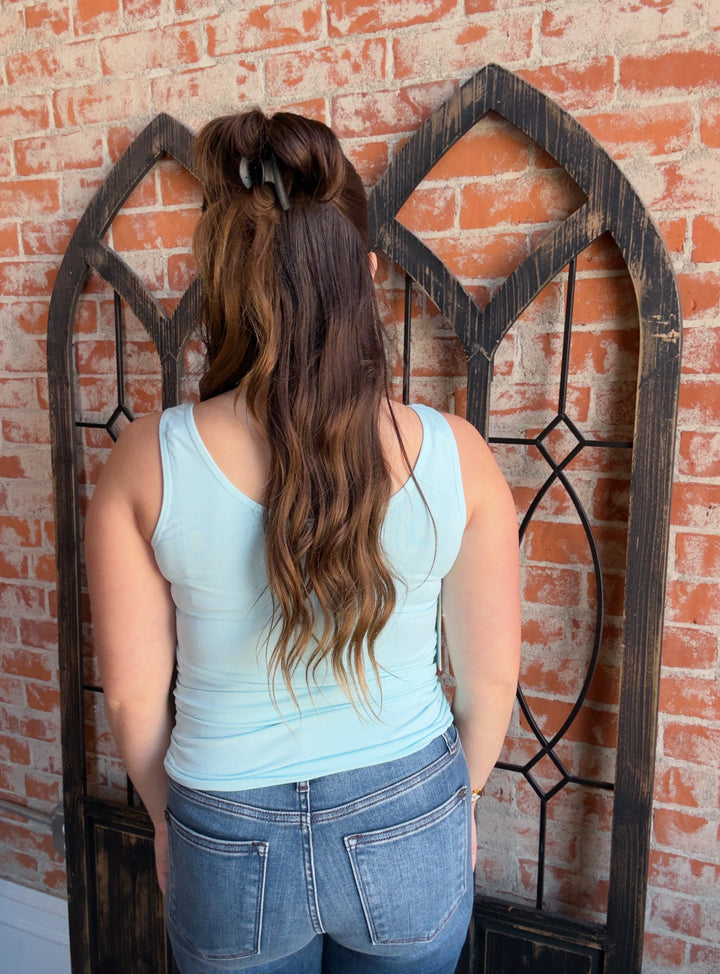 Favored Reversible Tank-Baby Blue