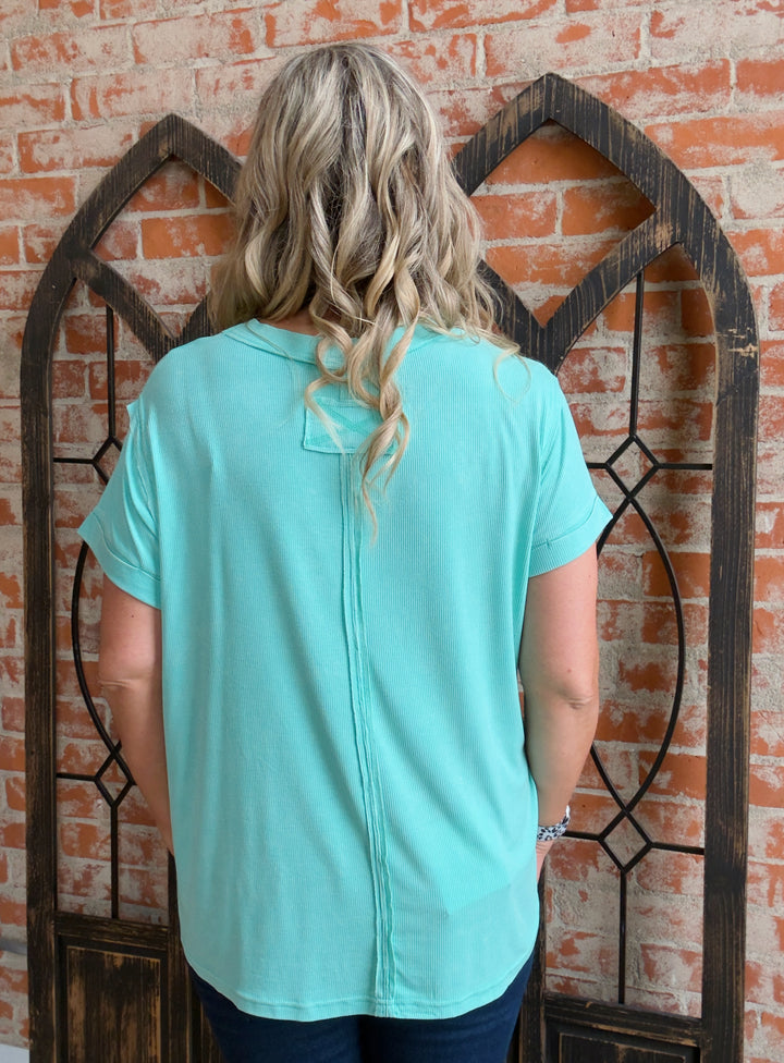 Softer Than Silk Tee- Blue Tones