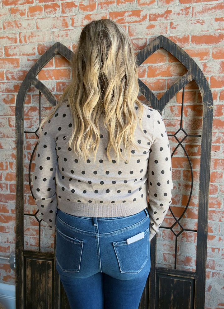 Normal Circumstances Polka Dot Cardigan