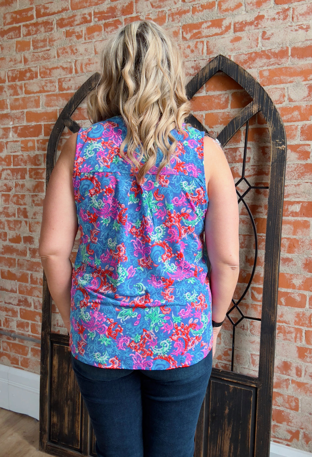 Paisley Frenzy Lizzy Tank