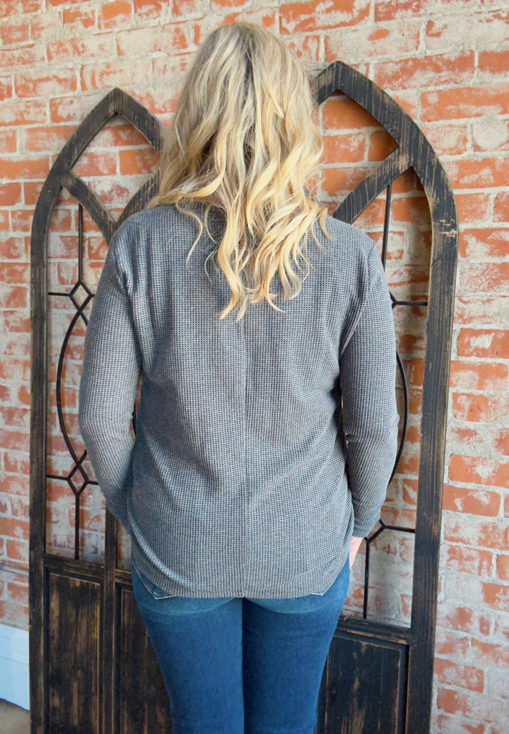 Follow Me Thermal Long Sleeve -Charcoal