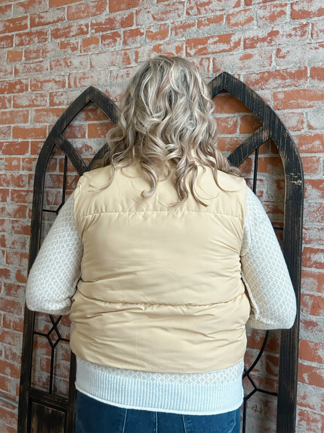 The First Flurry Vest- Soft Yellow