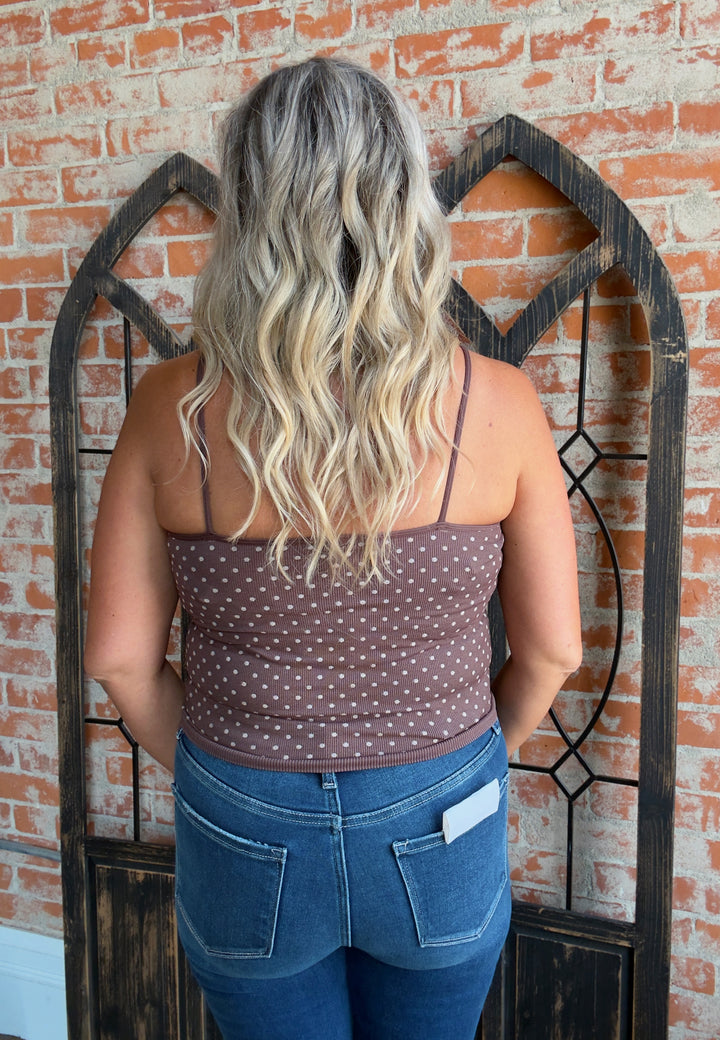 Bring It Polka Dot Cami-2 Colors