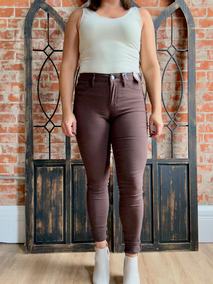Like Magic Cocoa Brown Hyperstretch Skinny