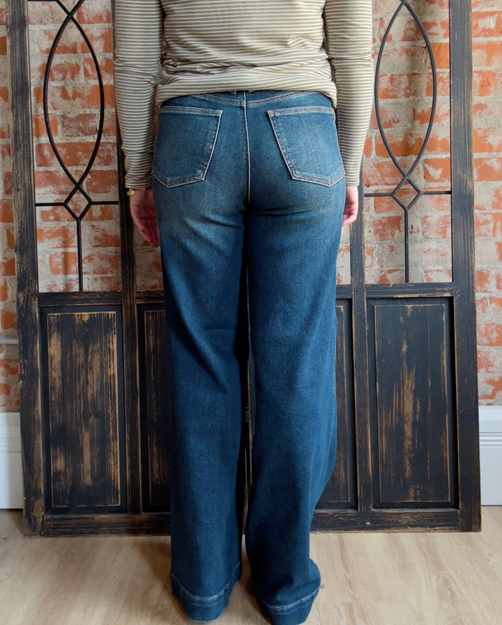 Judy Blue Take A Second Wide Leg
