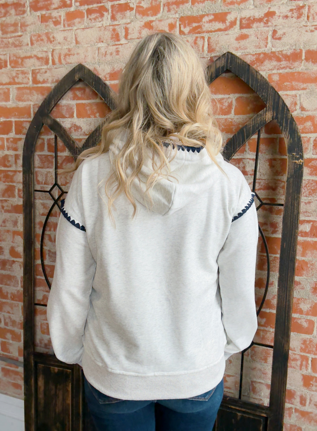 Just In Time Stitched Hoodie