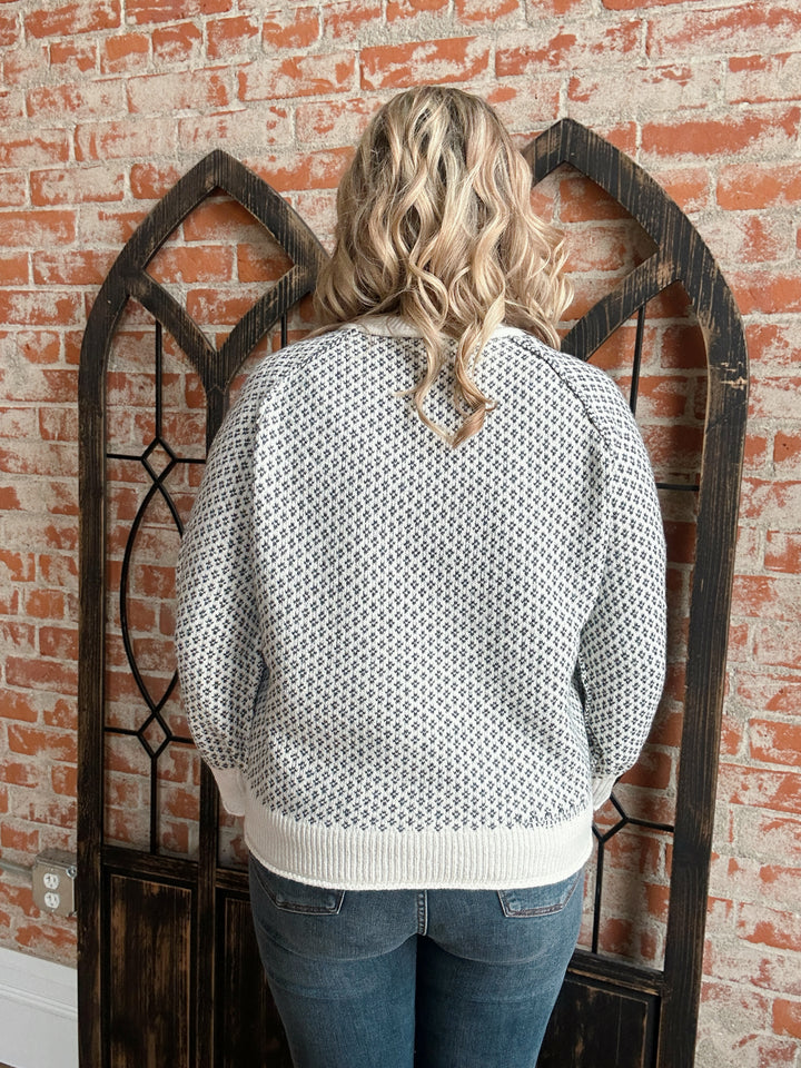 Wintery Dream Printed Sweater-2 Colors