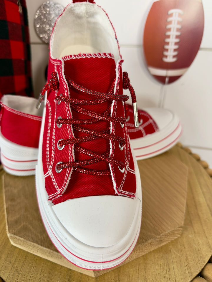 Very G Give Me Glitter Red Sneaker