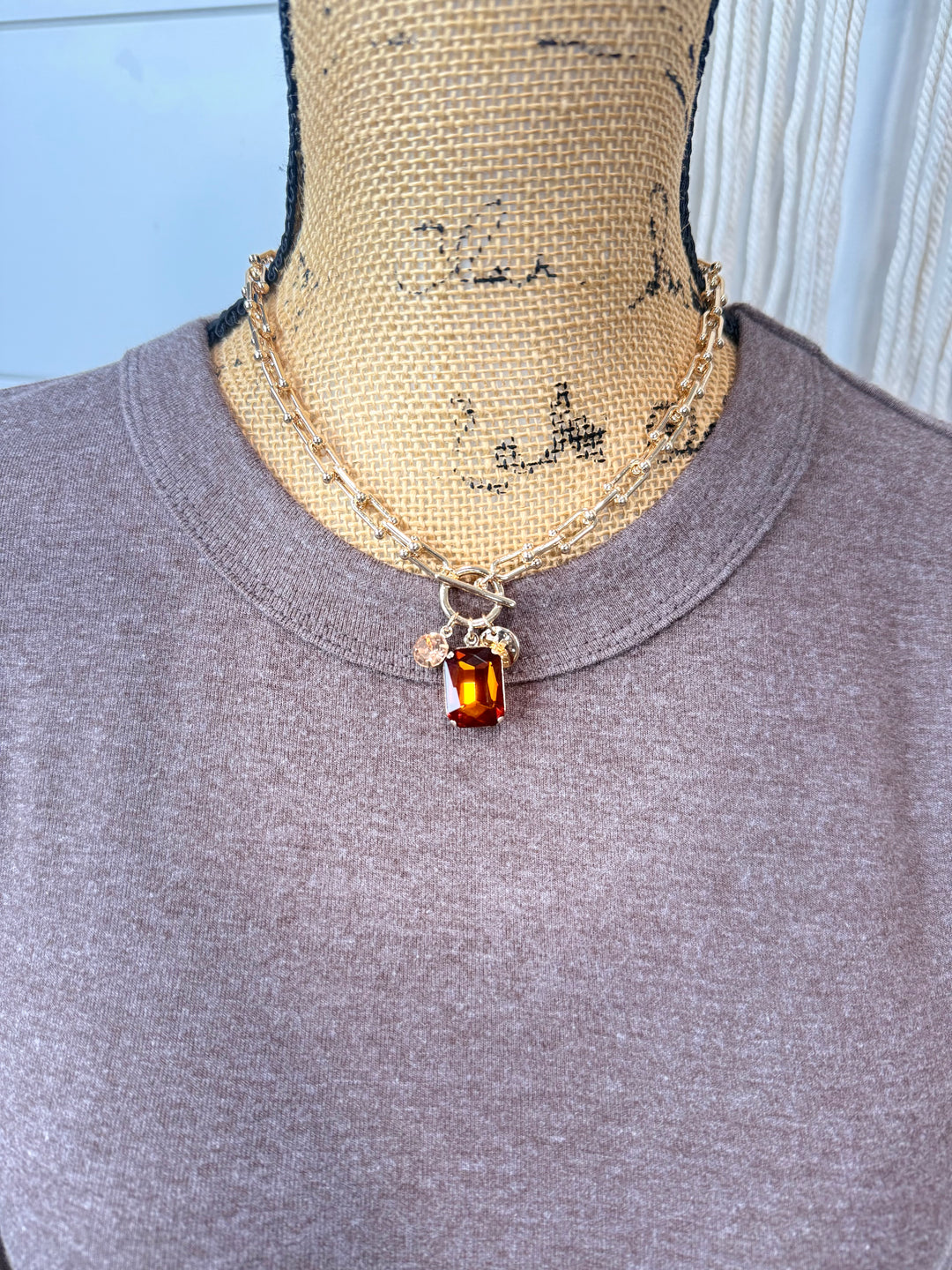 Auburn Gem Necklace