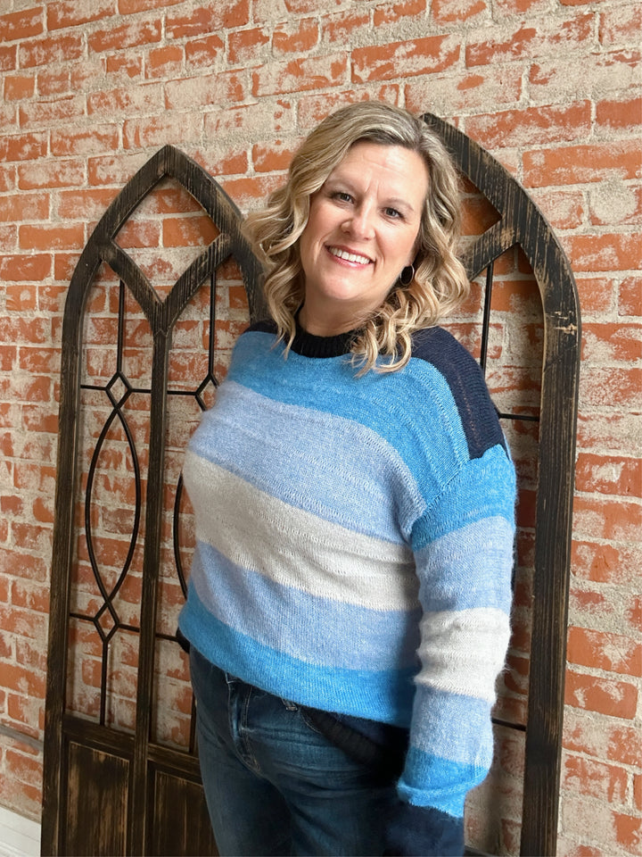 The Winter Blues Sweater