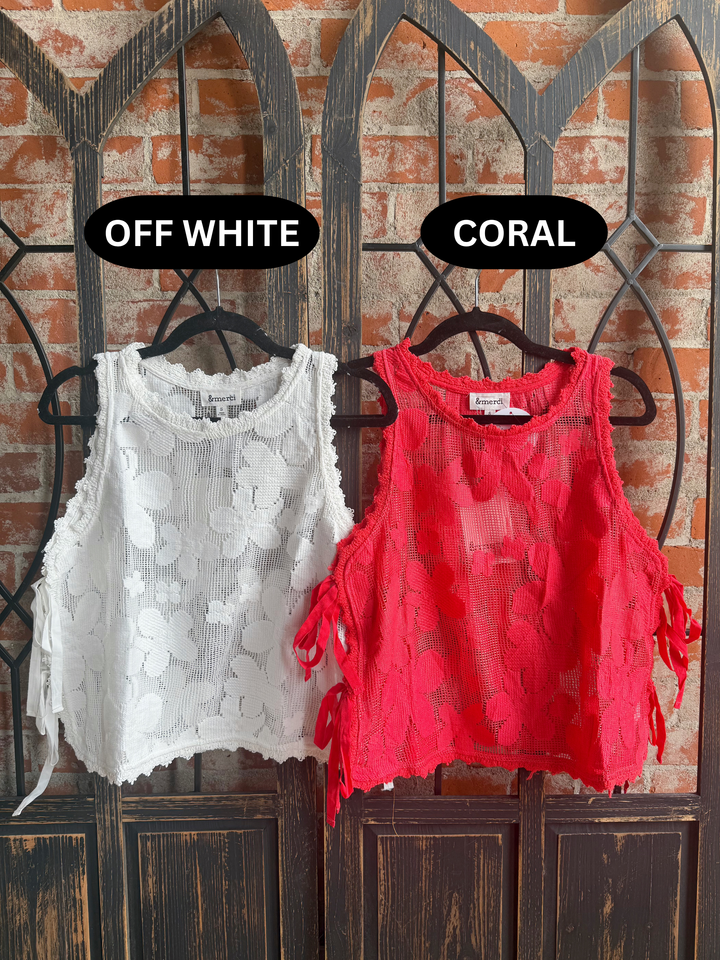 Spice Of Life Lace Tank-2 Colors