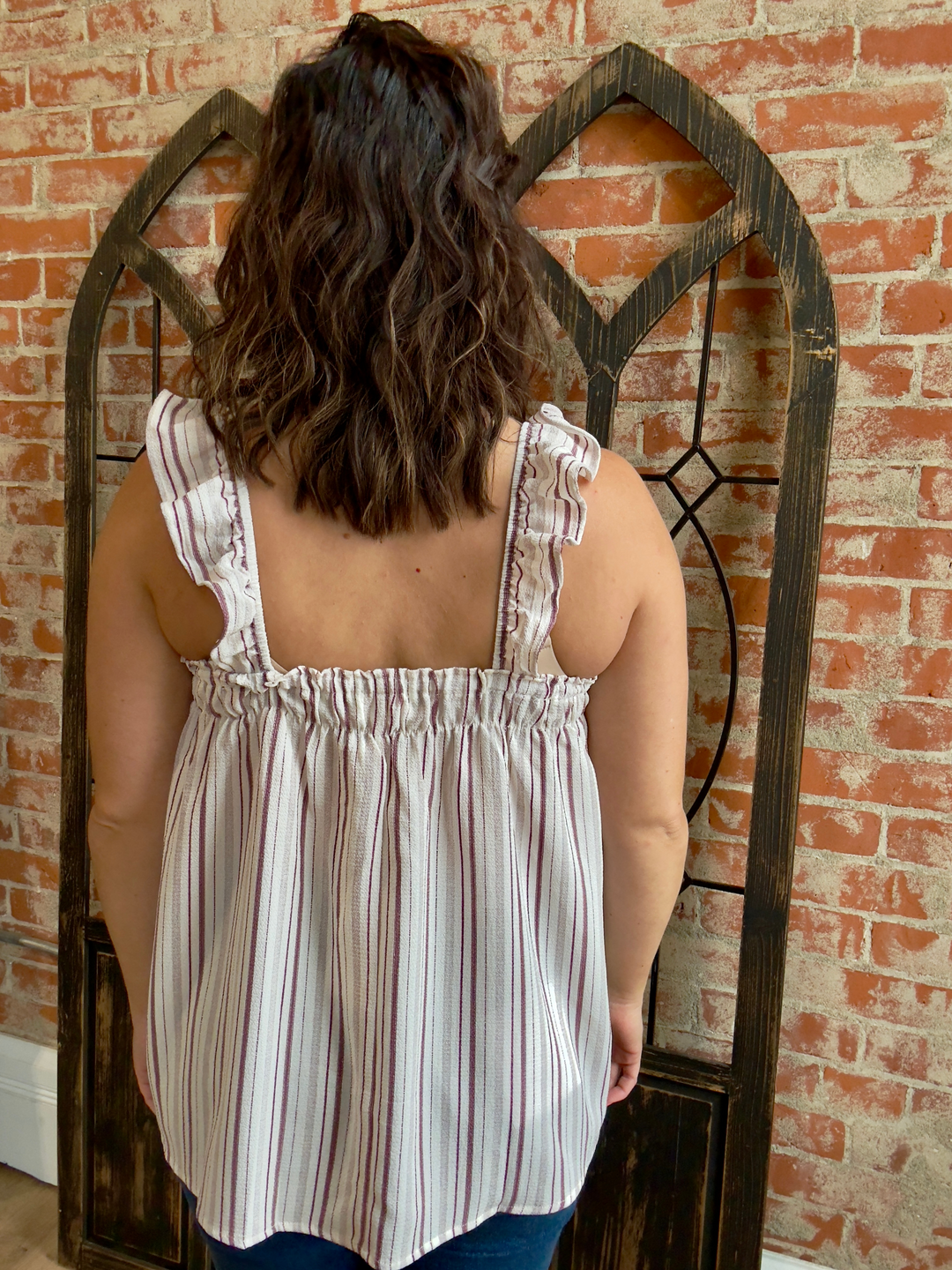 I Feel Pretty Striped Tank