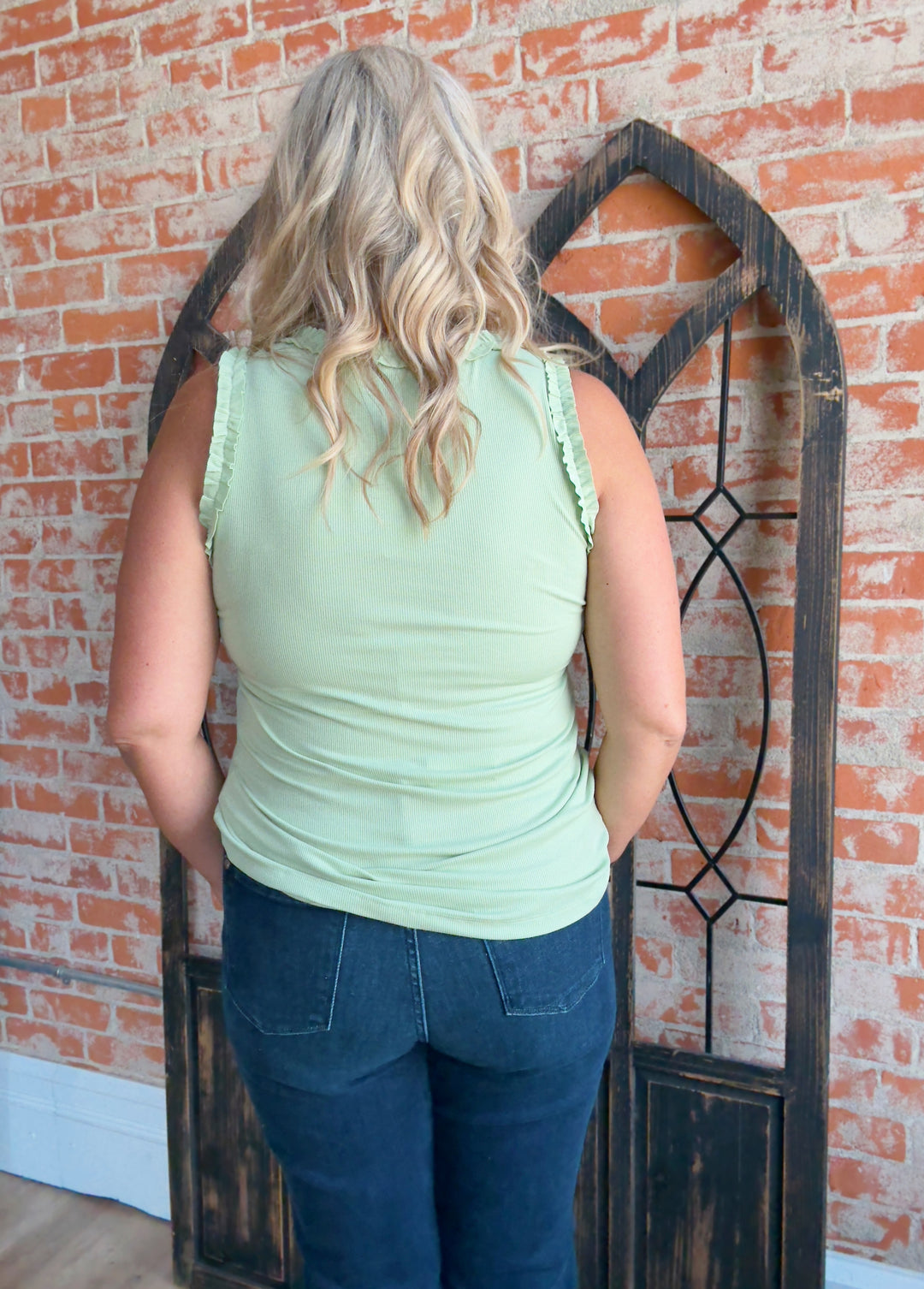 Just Like That Ruffle Tank-2 Colors