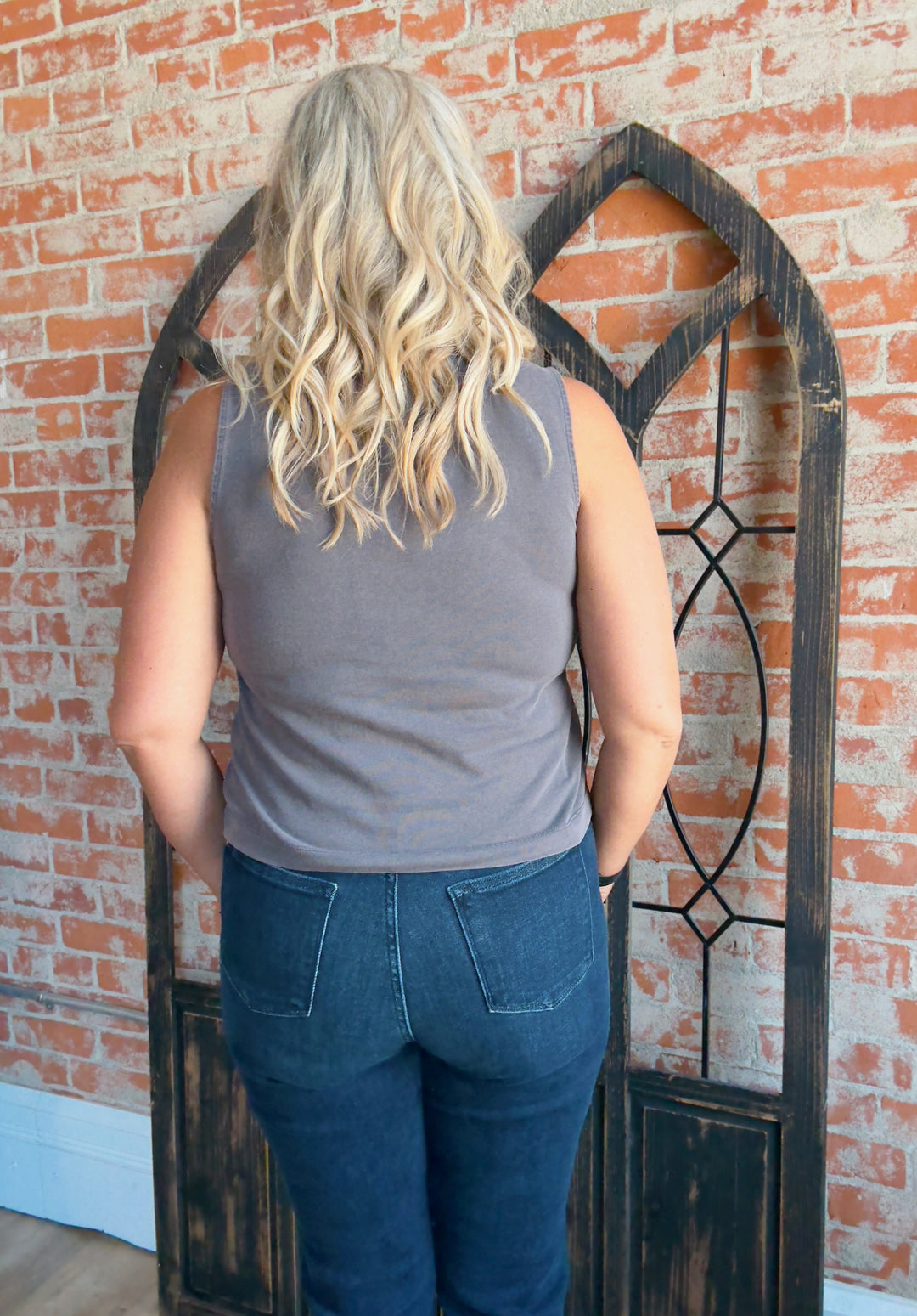 Bad To The Bone Charcoal Tank
