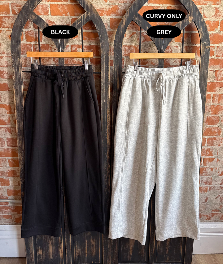 In The Zone Scuba Pant-Black & Grey