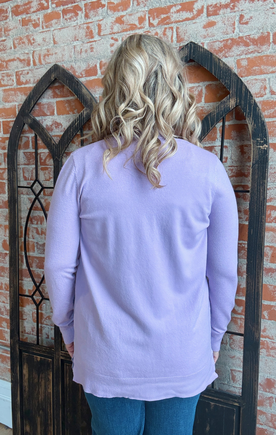 All That You Need Cardigan-Lavender