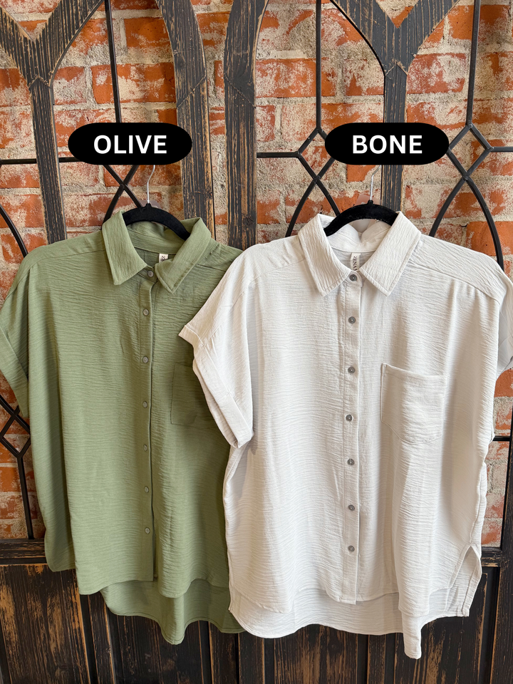 Here To Work Airflow Blouse-2 Colors
