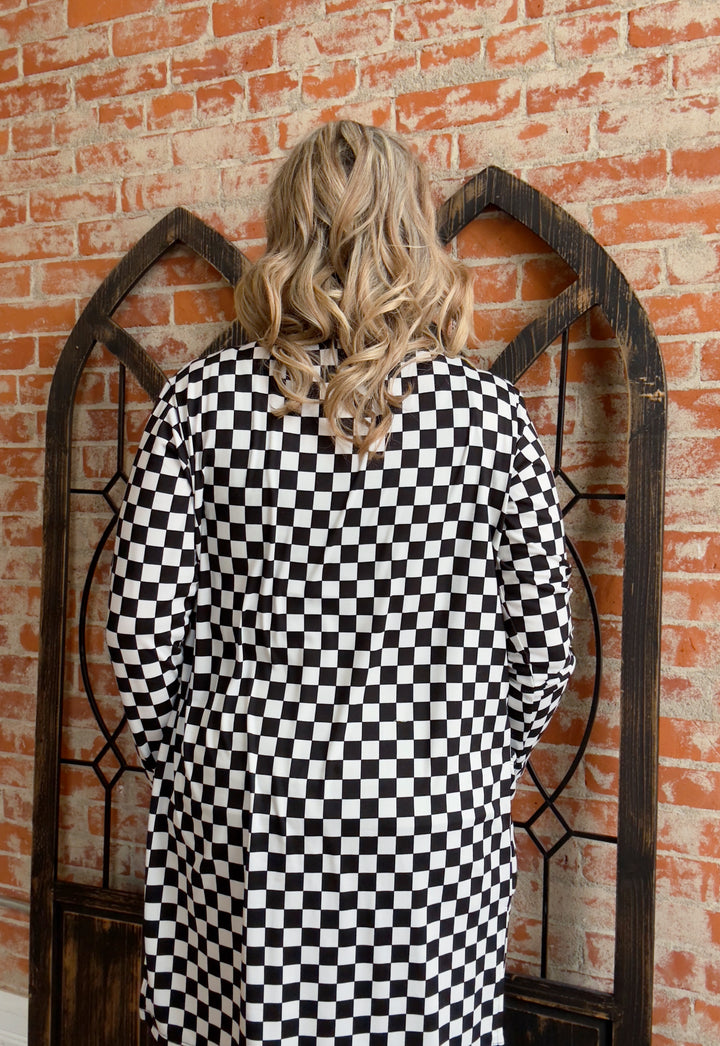 Can't Let You Down Buttery Checkered Cardigan