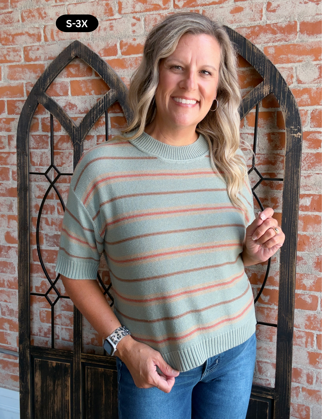 No Other Way Striped Sweater